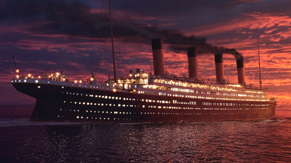 Fotka z filmu Titanic